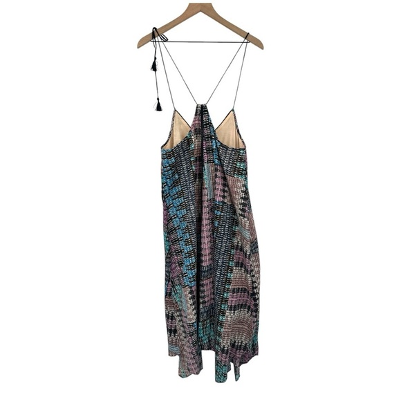 Anthropologie Akemi + Kin Riviera Tasseled Boho Midi Dress - Multicolor - Medium - Picture 6 of 12